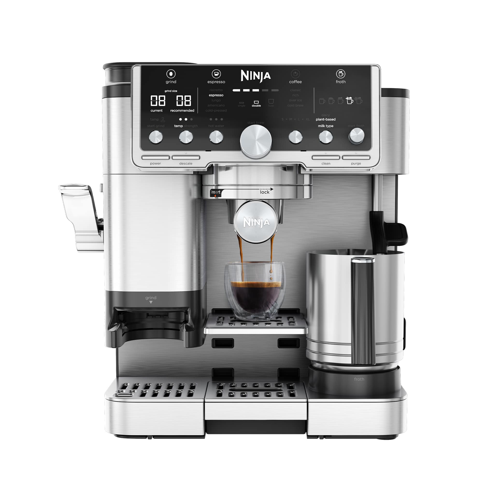 Ninja Luxe Café Pro ES701UK espresso, filter and cold-brew machine in stainless steel