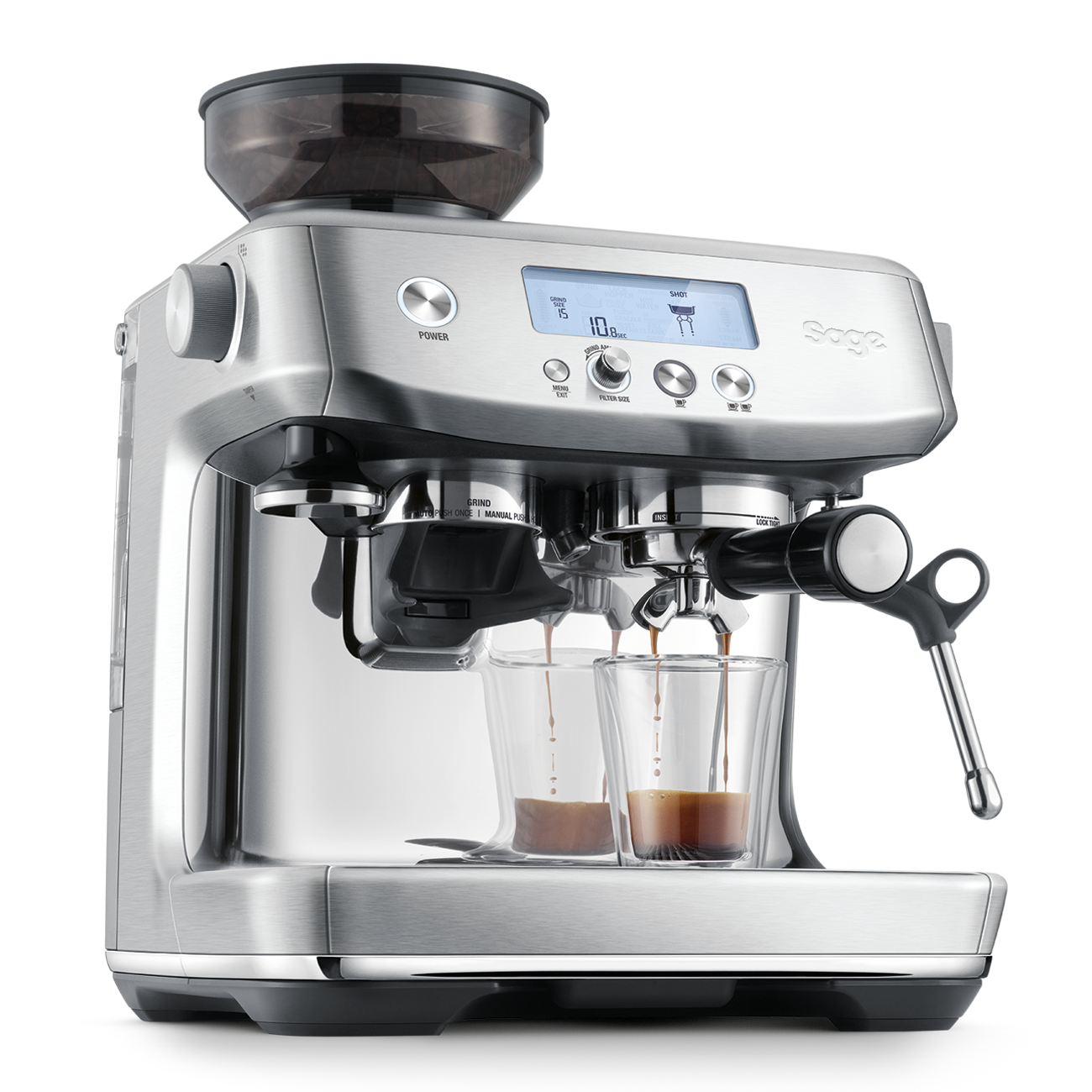 Sage Barista Pro SES878 in brushed stainless steel